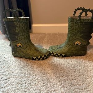 Member’s mark boys Easy Pull-on lined rain boots size 9/10